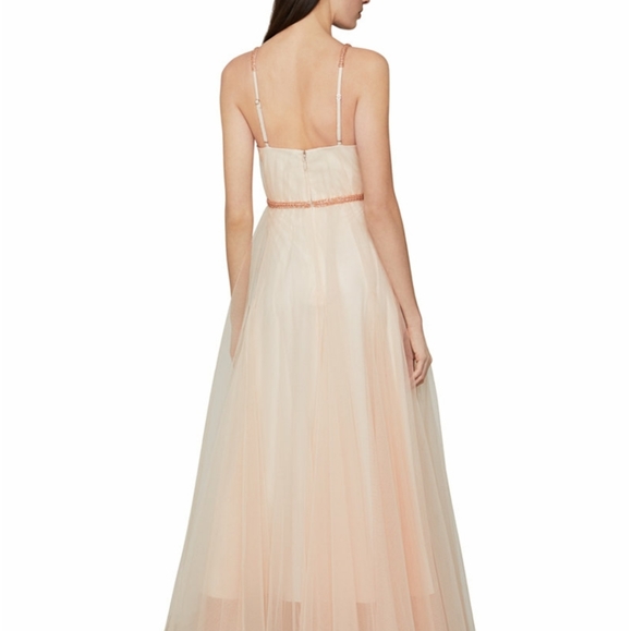 BCBGMAXAZRIA Beaded-Waist Tulle Gown - Picture 2 of 4